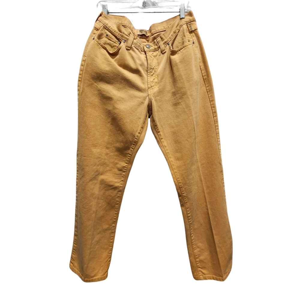 Vintage Versace Jeans Couture, Tan/Yellow,  34